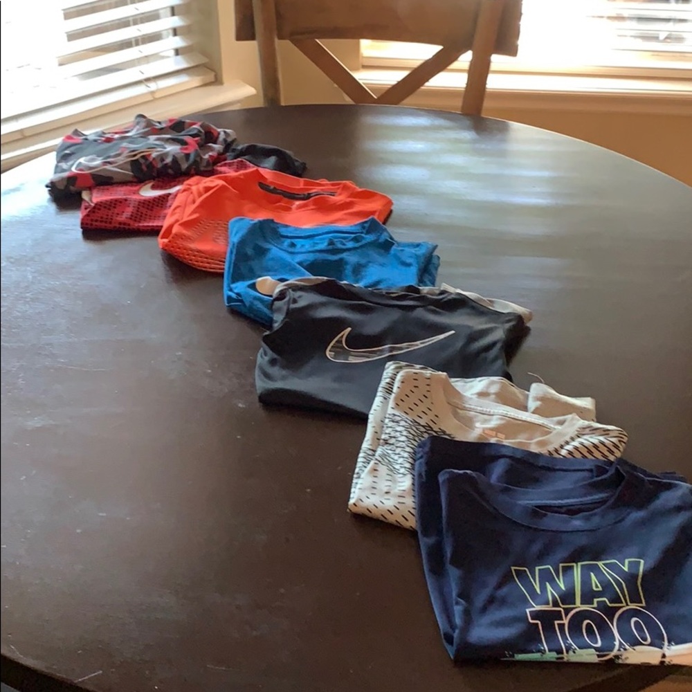 Boys Nike athletic shirts